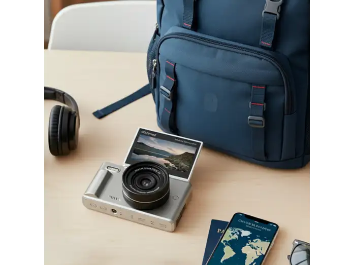 Cámara - Prixton Xplorer DV900, 64 megapixel, 4K 3840p, 3 Pantalla LCD, IPS, Zoom 4X, Flash, Plata