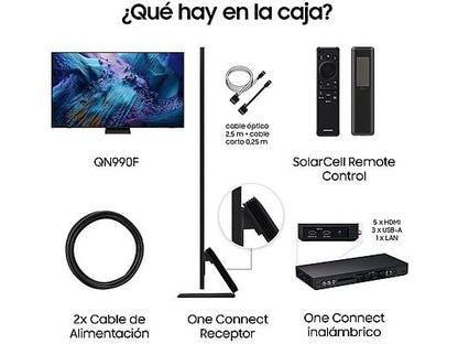 TV Neo QLED 98 - Samsung TQ98QN990FTXXC, QLED Mini Led 8K, NQ8 AI Gen3 Processor, Smart TV full AI, wifi, Negro grafito