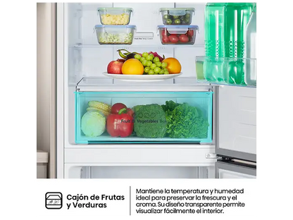 Frigorífico combi - Hisense RB390N4AWE1, Puerta reversible, Congelamiento rápido, No Frost, 186 cm, 304 l, Blanco