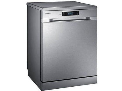 Lavavajillas - Samsung DW60M6050FS, 14 servicios, 7 programas, 59.8 cm, Función Higiene, Configuración Flexible, Inox