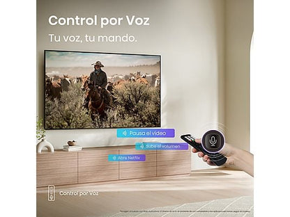 TV LED 43" - HISENSE 43A6Q, UHD 4K, Quad Core/MT9603, Smart TV, DVB-T2 (H.265), Negro