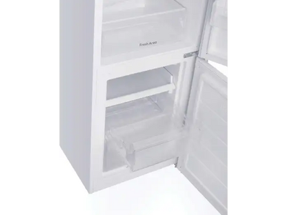 Frigorífico combi - Candy CCH1S518EW, Cíclico, 180 cm, 262 l, Tirador integrado, Puerta reversible, Blanco