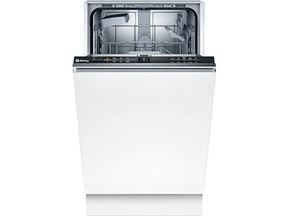 Lavavajillas integrable - Balay 3VT4031NA, 10 servicios, 4 programas, 44.8 cm, Home Connect, Infolight, Sin panelar