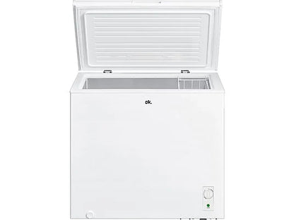 arcón congelador OK 198L con control temperatura
