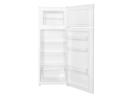 Frigorífico dos puertas - ok. OFK 471 E W, PW58BM, 142.5 cm, 206 l, Pies ajustables, Blanco