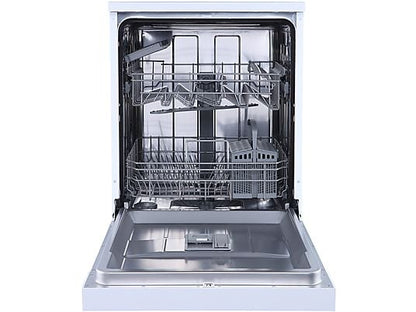 Lavavajillas - Hisense HS622E10W, 13 servicios, 7 Programas, 59.8 cm, Media carga, Blanco