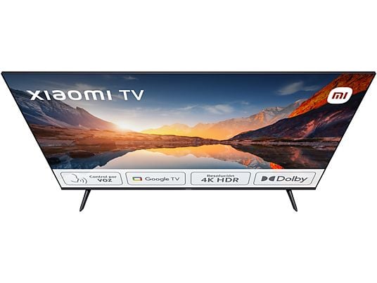 TV LED 43" - Xiaomi A 2025 43, HDR 4K, Smart TV (Google TV), Dolby Audio, DTS Virtual:X, Control por voz, Black