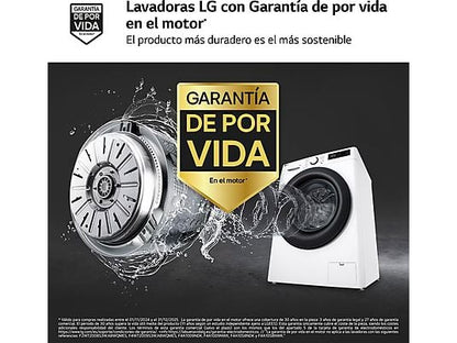 LG Serie 500 Washing Machine 9kg A - AI Direct Drive Steam