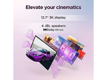Tablet - Lenovo Idea Tab Pro, 12.7 3K, 8GB RAM, 256GB, MediaTek Dimensity 8300, Android, Gris, Incluye lápiz digital