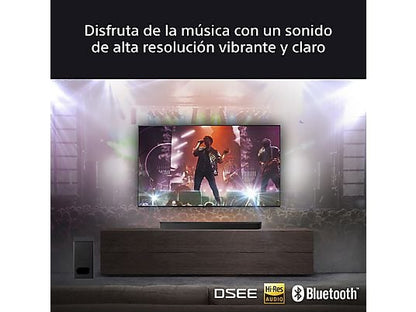 Barra de sonido - Sony BRAVIA Theatre Bar 6 (HTBD60S), 3.1.2 envolventes con subwoofer, Altavoces ascendentes, Dolby Atmos, DTSX, Voice Zoom 3 con IA