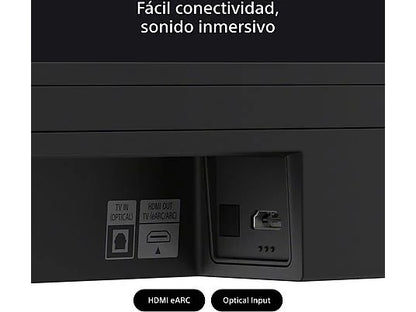 Barra de sonido - Sony BRAVIA Theatre Bar 6 (HTBD60S), 3.1.2 envolventes con subwoofer, Altavoces ascendentes, Dolby Atmos, DTSX, Voice Zoom 3 con IA