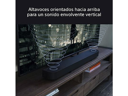Barra de sonido - Sony BRAVIA Theatre Bar 6 (HTB600), 3.1.2 envolventes con subwoofer, Altavoces ascendentes, Dolby Atmos, DTS:X, Voice Zoom 3 con IA