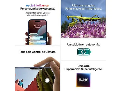Apple iPhone 16 128GB Pink - 5G A18 Bionic 6.1" OLED