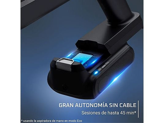 Aspirador escoba - Rowenta X-Pert 7.60 RH6A39, 140 W, Ultraligera, 45 min. autonomía, Depósito 0.44L, Accesorios, Púrpura