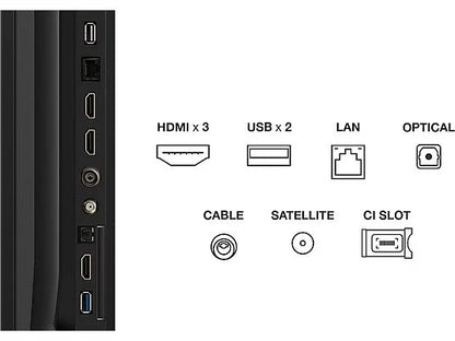 TV LED 43 - TCL 43P6K, UHD 4K, HDR, AiPQ, Google TV, Dolby Atmos, Negro