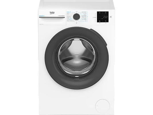 Lavadora carga frontal - Beko Energy Spin VBM3WFT39413WA, 9 kg, 1400 rpm, 15 programas, Motor ProSmart Inverter, Blanco