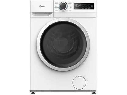 Lavadora carga frontal - Midea MF110W90BA10W-ES, 9 kg, A-10%,1400 rpm, 15 Programas, Motor Inverter, Blanco