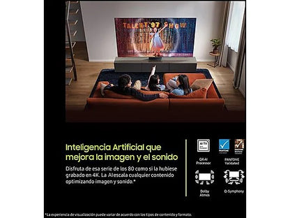 TV QLED 50 - Samsung TQ50Q7FAAUXXC, UHD 4K, Q4 AI Processor, Smart TV, Negro