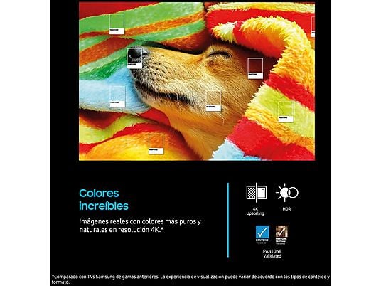 TV LED 55 - Samsung TU55U7025FKXXC, UHD 4K, Procesador Crystal 4K, Smart TV, Negro