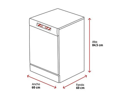 Lavavajillas - Bosch Serie 2 SMS25AW05E, Independiente, 12 cubiertos, 5 Programas, 60 cm, Blanco