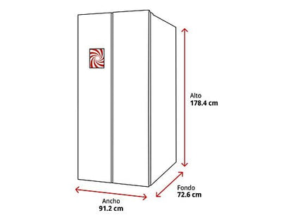 Samsung Bespoke AI American Fridge 640L - Water Ice Dispenser No Frost