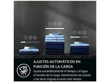 Lavadora integrable - AEG LFN7G8434F, 8 kg, 1400 rpm, Tecnología ProSense, Función Vapor, Sin panelar