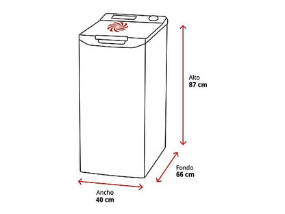 Lavadora carga superior - ok. OWM 6213 C, 6 kg, 1200 rpm, 15 Programas, Motor AC, Blanco