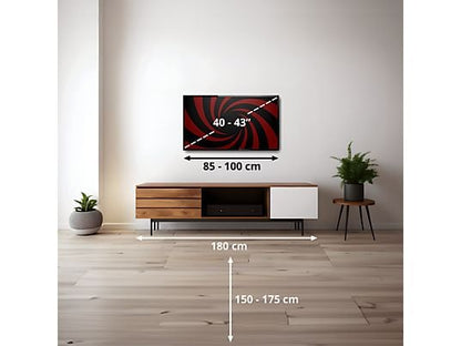 TV LED 43" - Xiaomi A 2025 43, HDR 4K, Smart TV (Google TV), Dolby Audio, DTS Virtual:X, Control por voz, Black