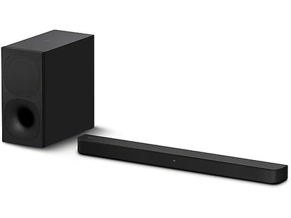 Barra de sonido - Sony HT-S400, Bluetooth, Subwoofer inalámbrico, 330 W, S-Force PRO Surround, Negro