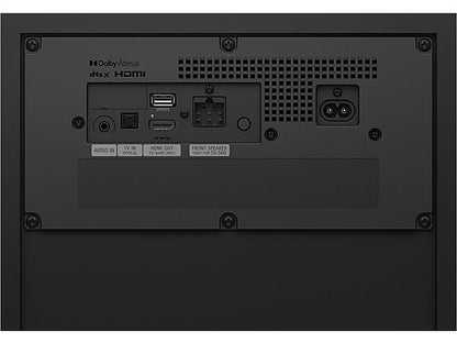 Barra de sonido - SONY HTS60.CEL, Bluetooth, Subwoofer Inalámbrico, 1000 W, Negro