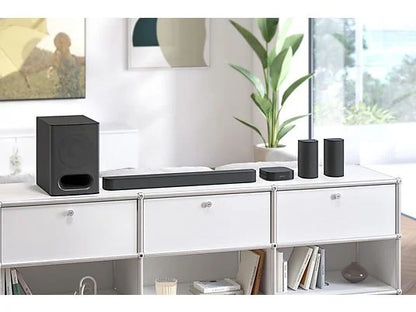 Barra de sonido - SONY HTS60.CEL, Bluetooth, Subwoofer Inalámbrico, 1000 W, Negro