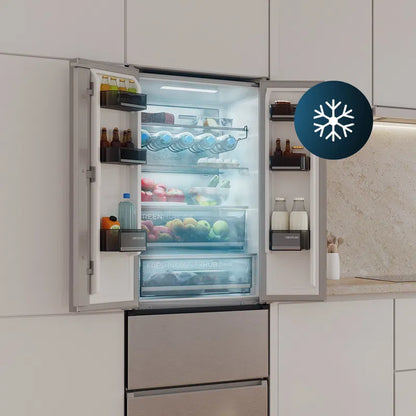 Cecotec French Door Fridge 395L Stainless Steel - No Frost Inverter
